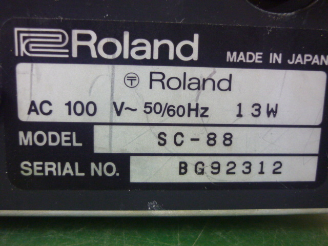 30 число  гарантия ／ доставка бесплатно ／ подержанный товар ／Roland SC-88 SOUND CANVAS／ звуковой модуль  （ труба  6042010）