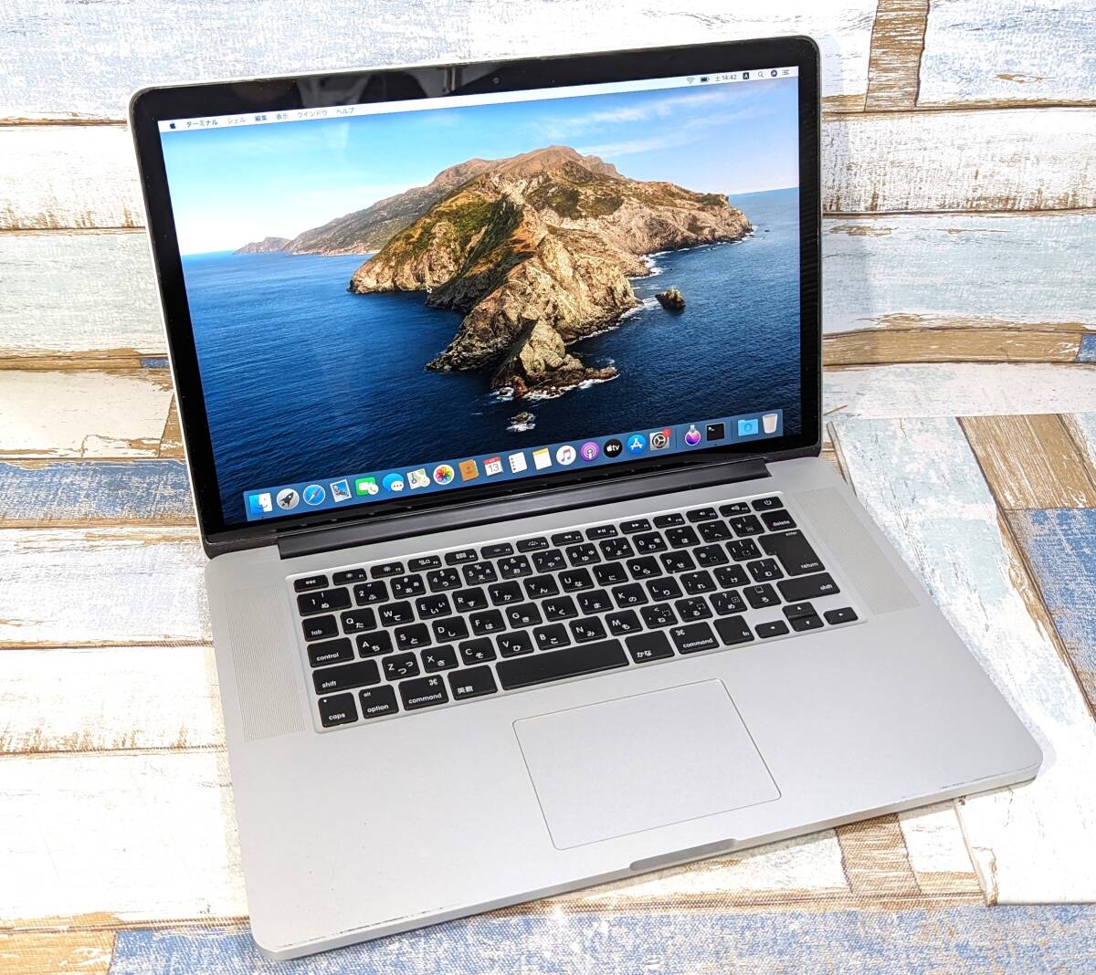 MacBook Pro 15-inch Retina,Mid2015/A1398/intel core i7-4980HQ 2.80GHz/メモリ16GB//15.4インチ/OS Catalina_画像1