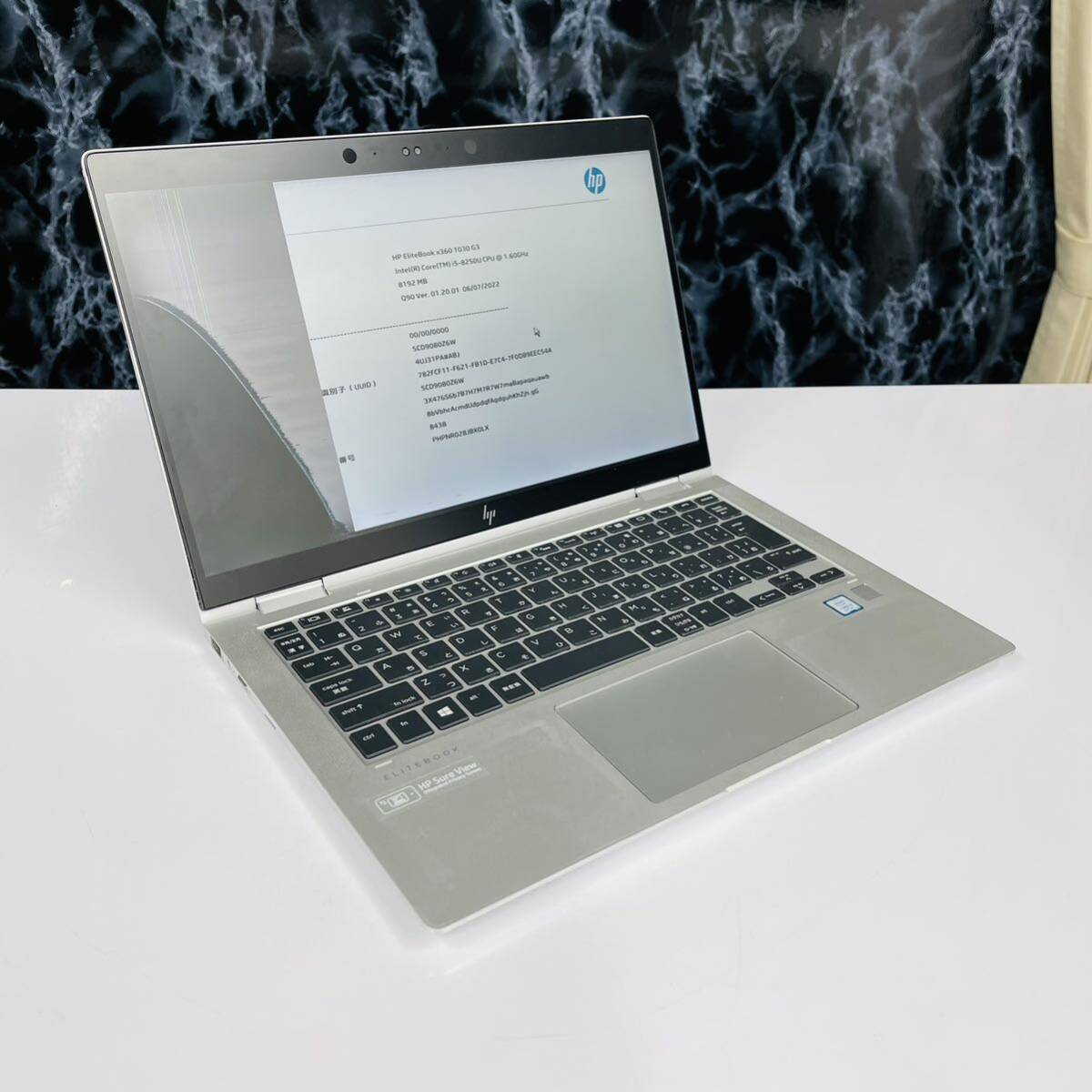 24 HP Elitebook X360 1030 G3 Core i5 SSD 256GBの画像4