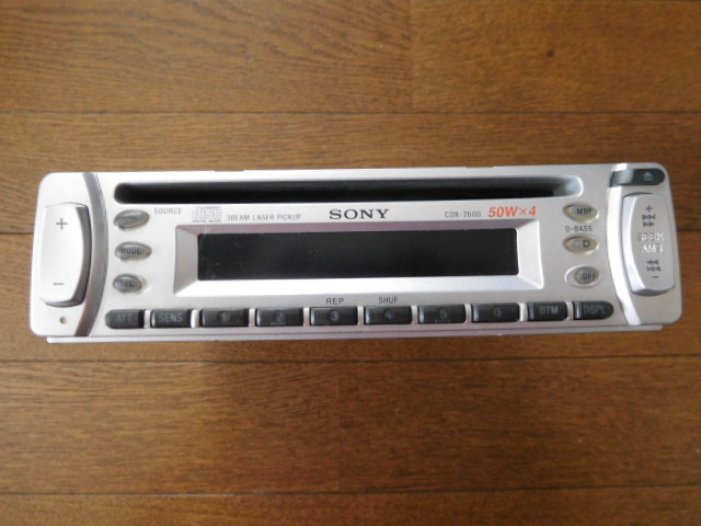 SONY CDX2600 CD player used operation verification 