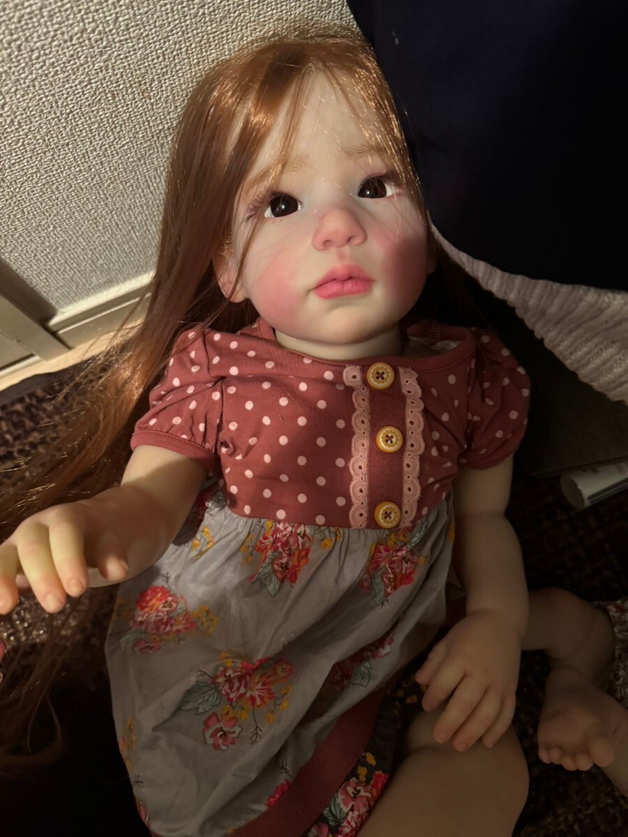 ロシア人顔リボーンドール女の子手作り人形の画像7