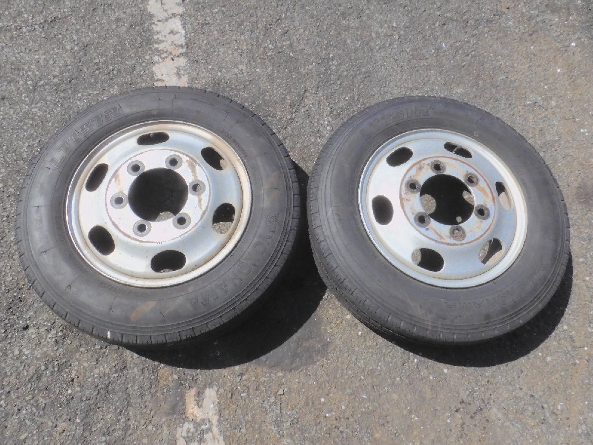 002-21 for truck steel wheel 15×5.5J PCD170 tire 175/80R15 8PR 2 ps 