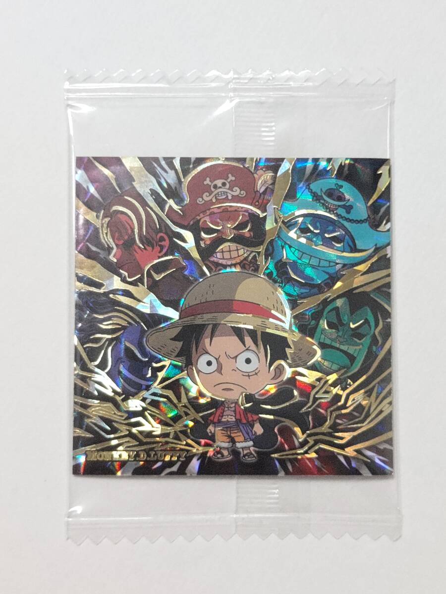 ワンピース 大海賊シール ウエハース LOG.4 モンキー・D・ルフィ SW4-01 SGR ONE PIECEの画像1