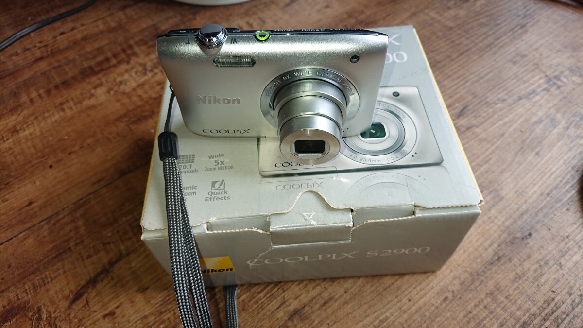 Nikon デジタルカメラ COOLPIX S2900 5倍ズーム 2005万画素 シルバー S2900SL_画像3