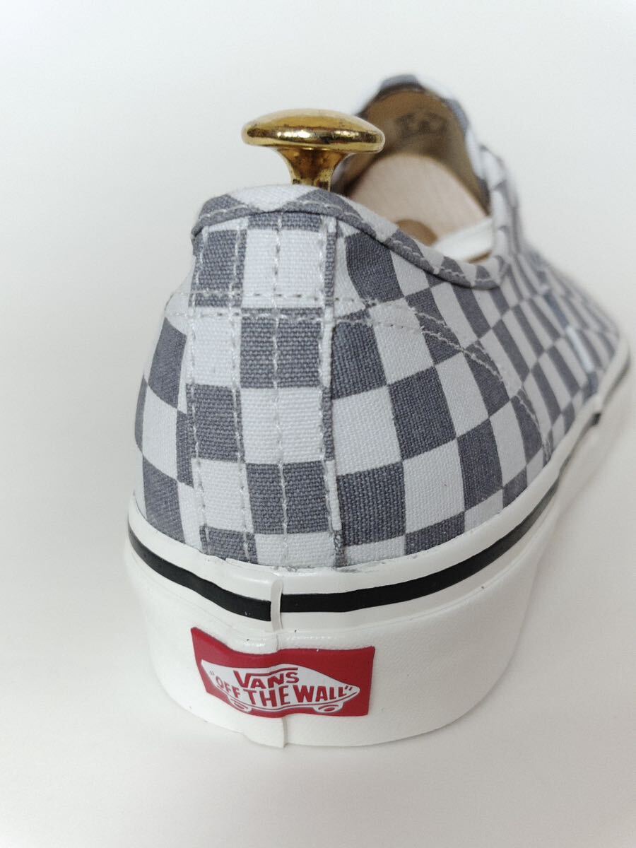 【44dx】VANS AUTHENTIC 28.5 チェッカーボード柄 ライトグレー アナハイム バンズ オーセンティック Anaheim factory pack VN0A7Q5CBM7_画像4