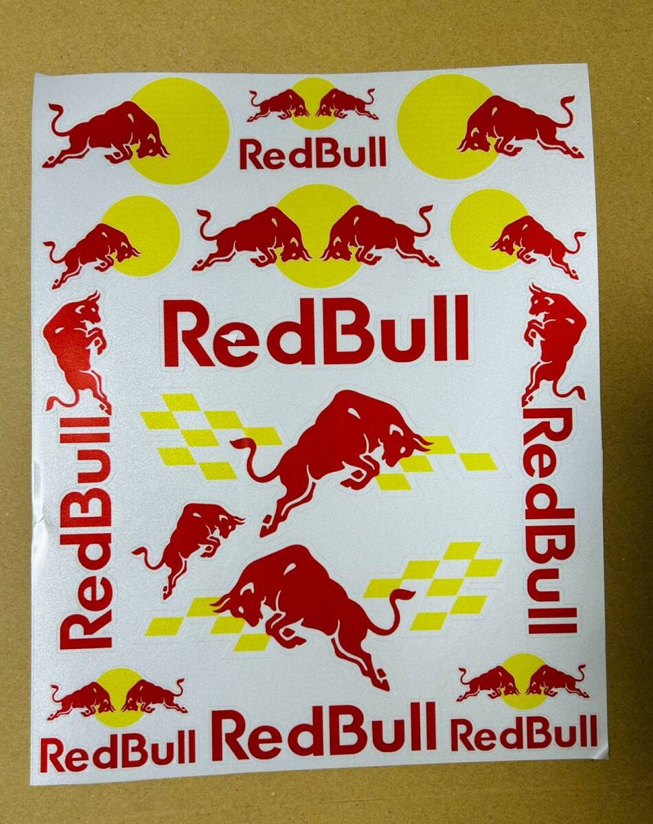 ★アウトレットセール★新品 MotoGP RACING レッドブル Red Bull ステッカー 28 x 23 cm シール デカール シート オートバイ アクセサリー