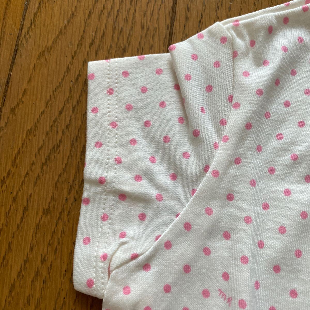 SALE 新品　ミキハウス　日本製　半袖Ｔシャツ　90 ドット　Tシャツ 女の子 キッズ_画像7