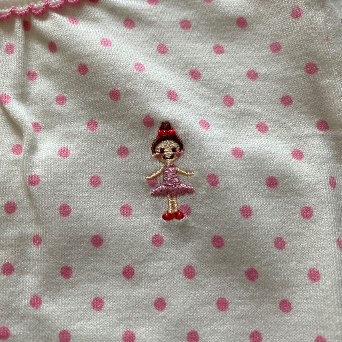 SALE 新品　ミキハウス　日本製　半袖Ｔシャツ　90 ドット　Tシャツ 女の子 キッズ_画像6