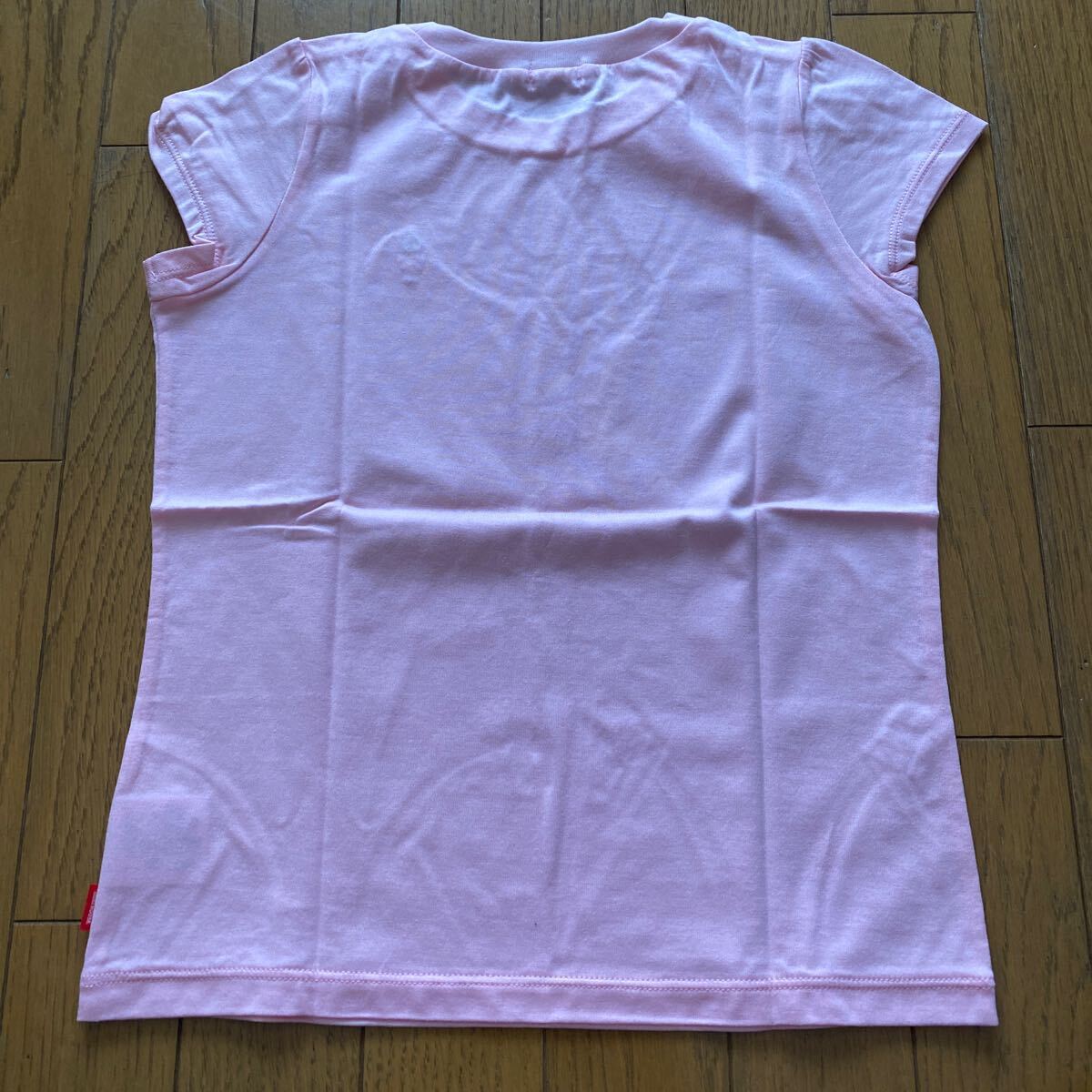 SALE 新品　ミキハウス　半袖Ｔシャツ　130 ピンク無地　Tシャツ トップス キッズ
