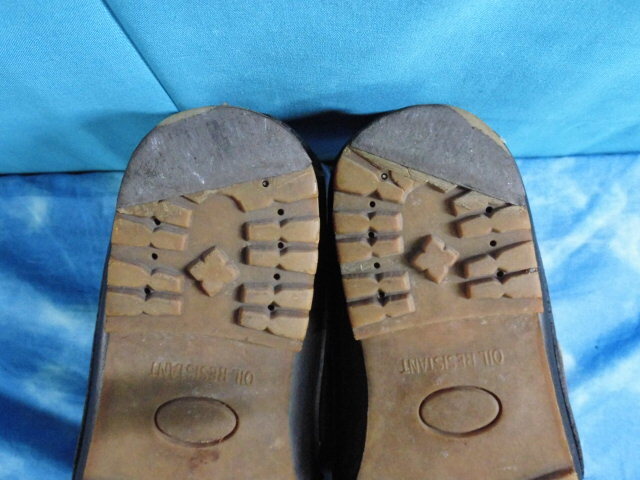 ◆REGAL リーガル デッキシューズ 靴 25.5cm レザー ブラック ローファー メンズ 