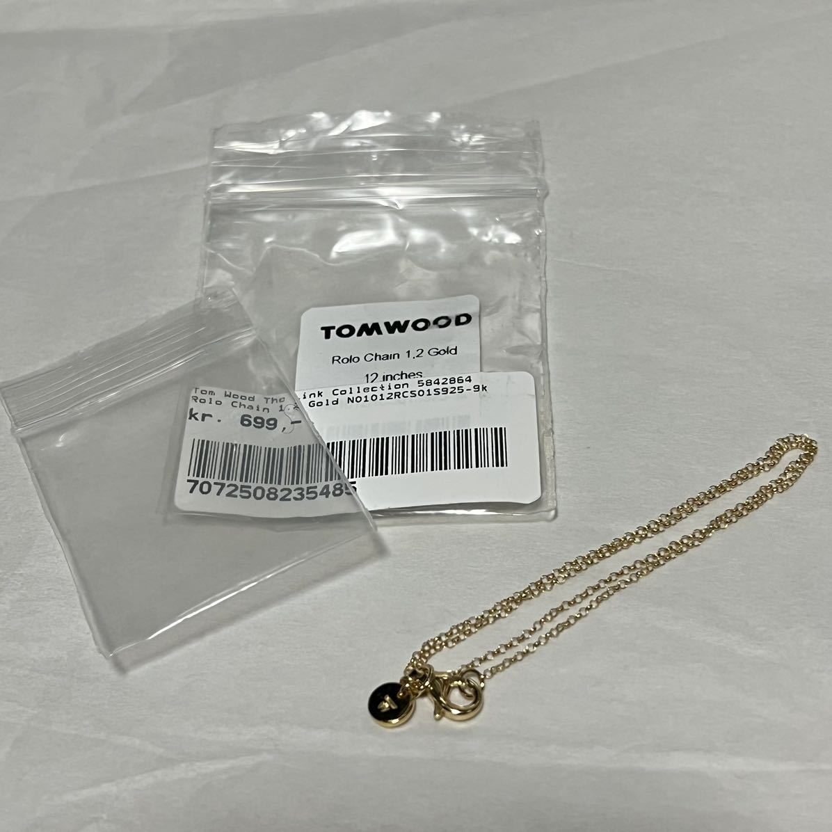 新品 TOMWOOD トムウッドRolo Chain ロロチェーン ネックレス・2 新品 TOMWOOD トムウッドRolo Chain ロロチェーン ネックレス・2