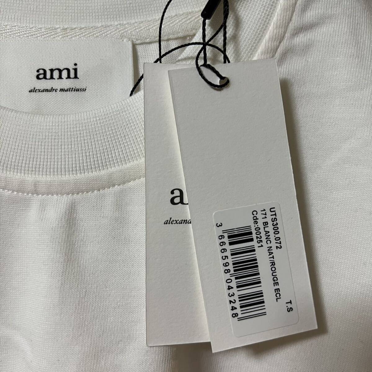 新品 AMI Paris DE COEUR アミパリス ボーダー ロングスリーブ T 新品 AMI Paris DE COEUR アミパリス ボーダー ロングスリーブ T