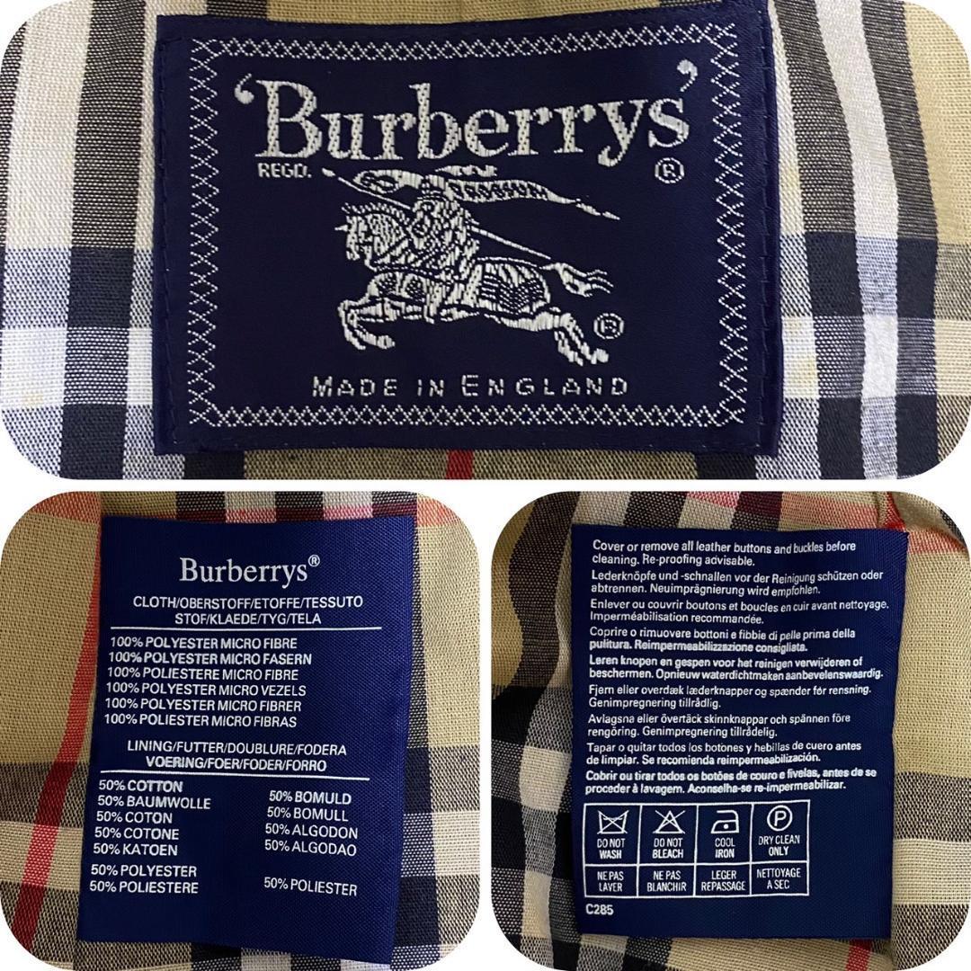 R83 美品 希少色 バーバリー BURBERRY Aライン トレンチコート ノバチェック ベルト キャメル レディース XLサイズの画像6