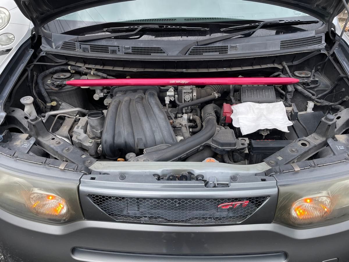 日産キューブ z12用 ストラットタワーバー 中古|