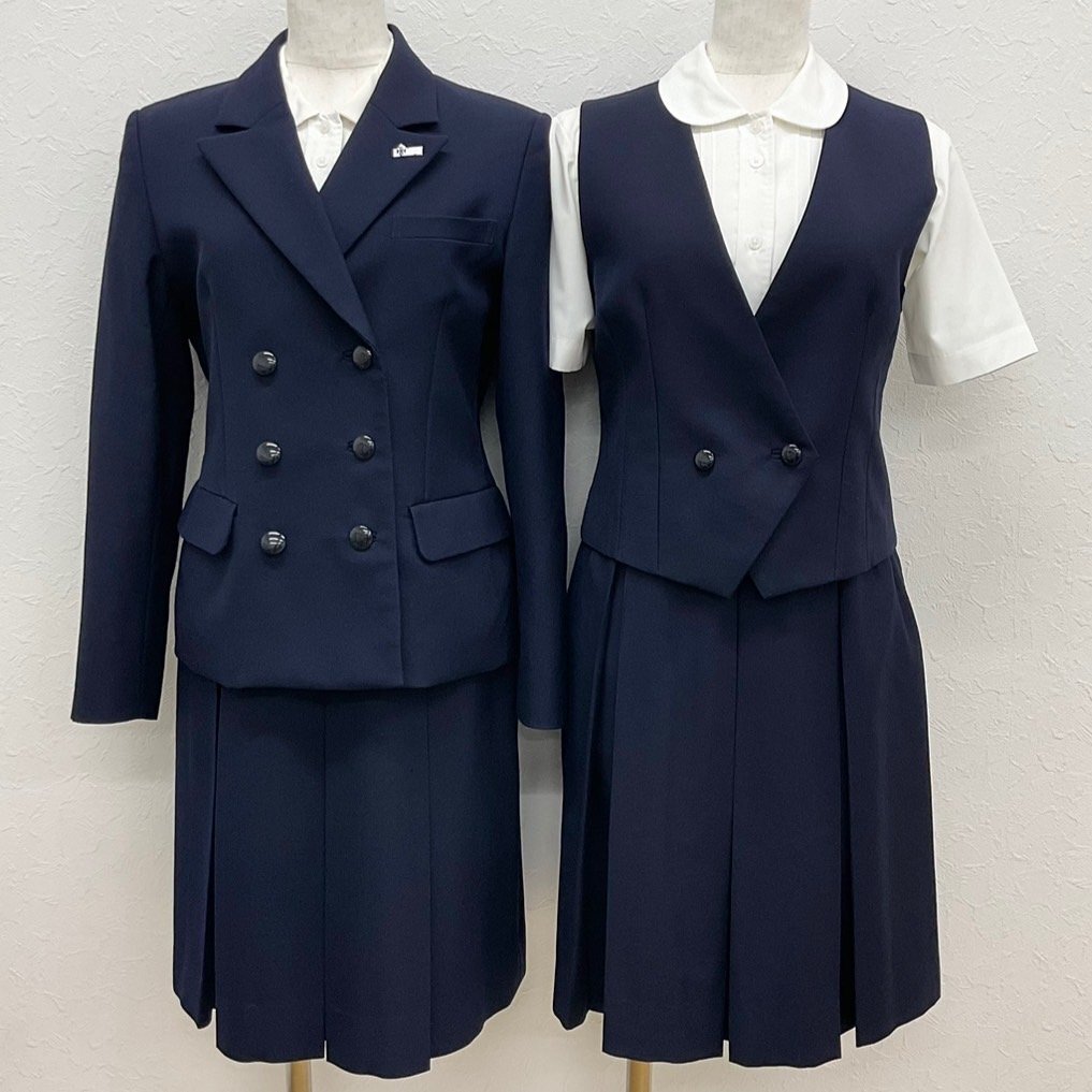 U571/S1107(中古)群馬県 前橋女子高校 女子制服8点 /校章付/S U571/S1107(中古)群馬県 前橋女子高校 女子制服8点 /校章付/S