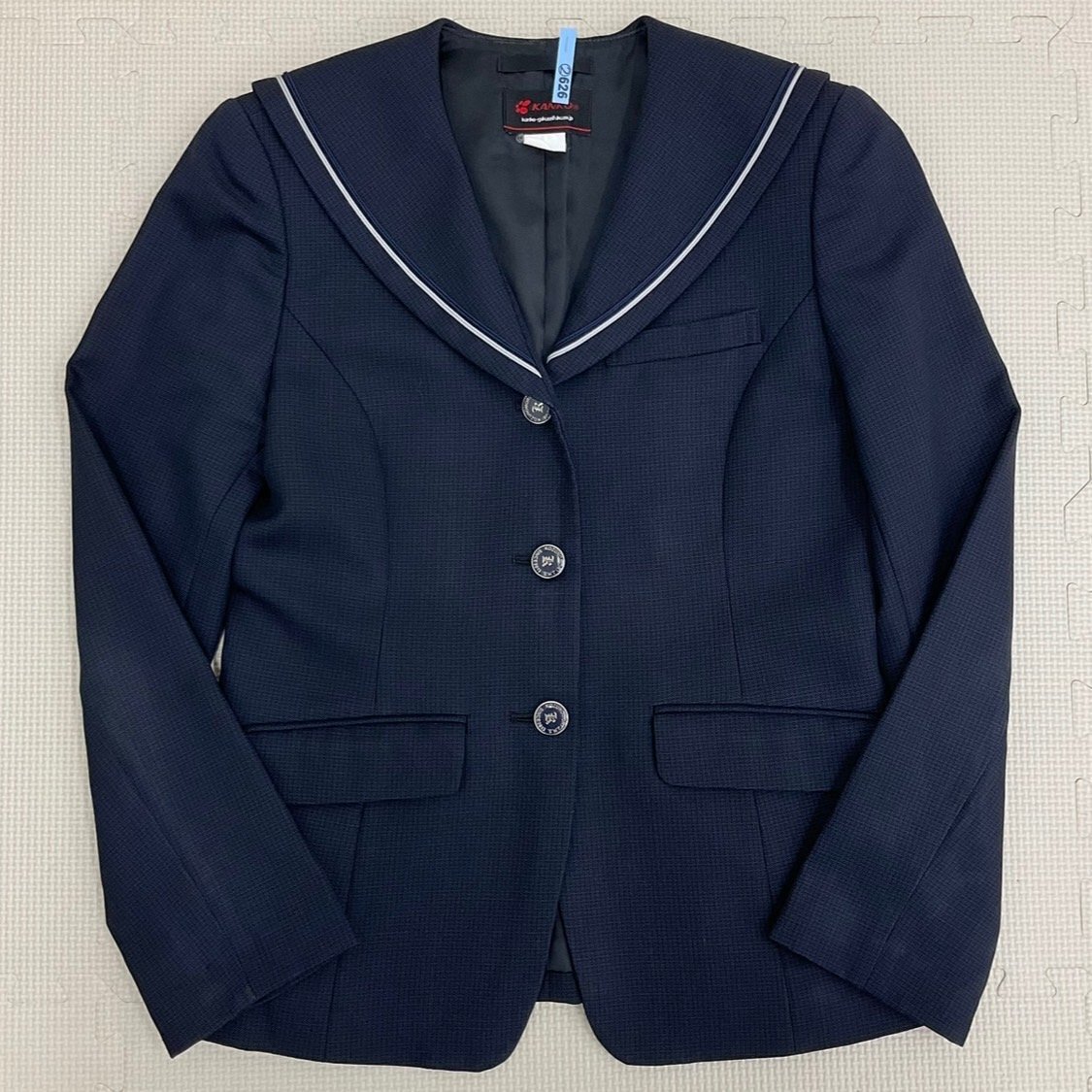 U599/S1142(中古)千葉県公津の杜中学校女子制服6点/S/160/W63 U599/S1142(中古)千葉県公津の杜中学校女子制服6点/S/160/W63