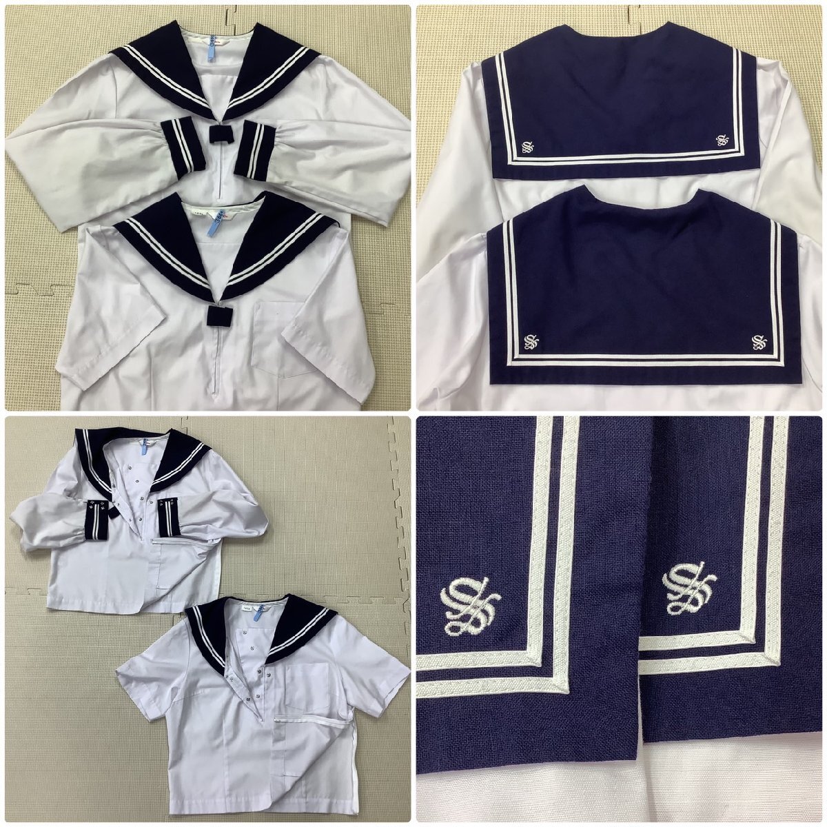 I505/Y(中古)福島県 白沢中学校 女子制服6点 /指定品/165A/W63 I505/Y(中古)福島県 白沢中学校 女子制服6点 /指定品/165A/W63