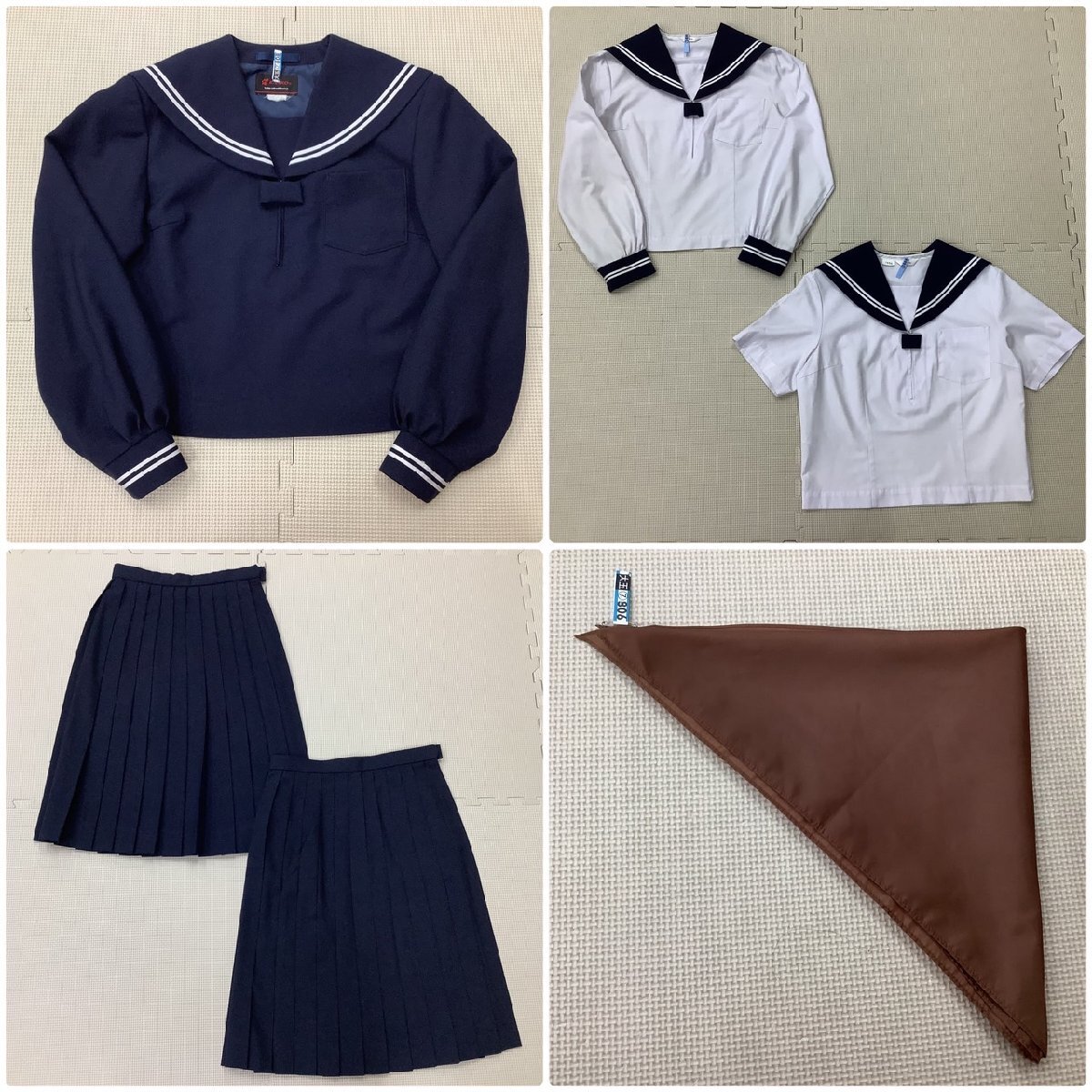 I505/Y(中古)福島県 白沢中学校 女子制服6点 /指定品/165A/W63 I505/Y(中古)福島県 白沢中学校 女子制服6点 /指定品/165A/W63