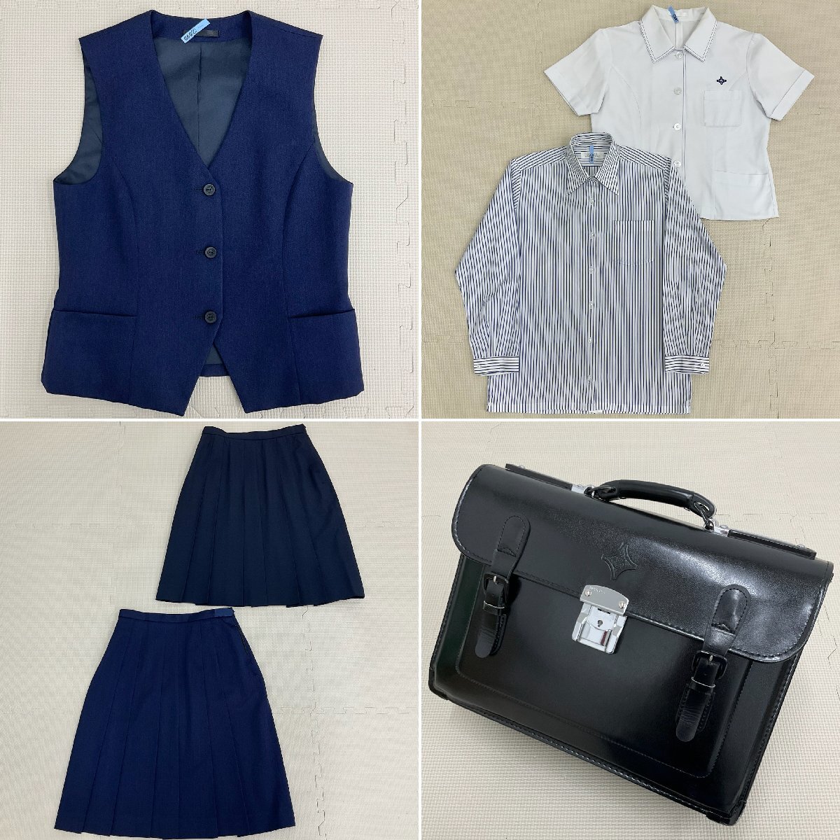 U592/S1124(中古/箱)長崎県 長崎北陽台高校 女子制服7点 /M/W70 U592/S1124(中古/箱)長崎県 長崎北陽台高校 女子制服7点 /M/W70