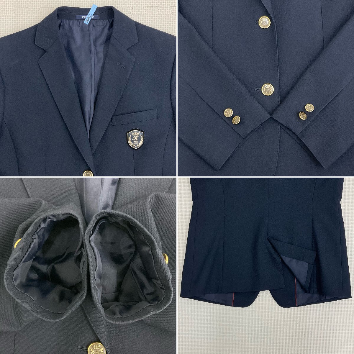 U594/S1129(中古)大阪府 柴島高校 女子制服9点 /L/W66/W69 U594/S1129(中古)大阪府 柴島高校 女子制服9点 /L/W66/W69