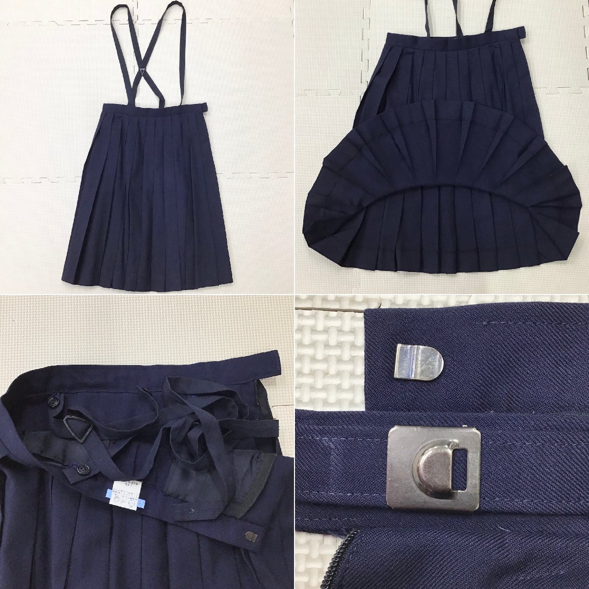 O604/T1015( used ) Kanto direction woman uniform 5 point / designation goods /160A/M/W66/ blaser / the best / hanging skirt / cord ribbon /OLIVEdesOLIVE/ winter clothes / school uniform /. industry raw goods 