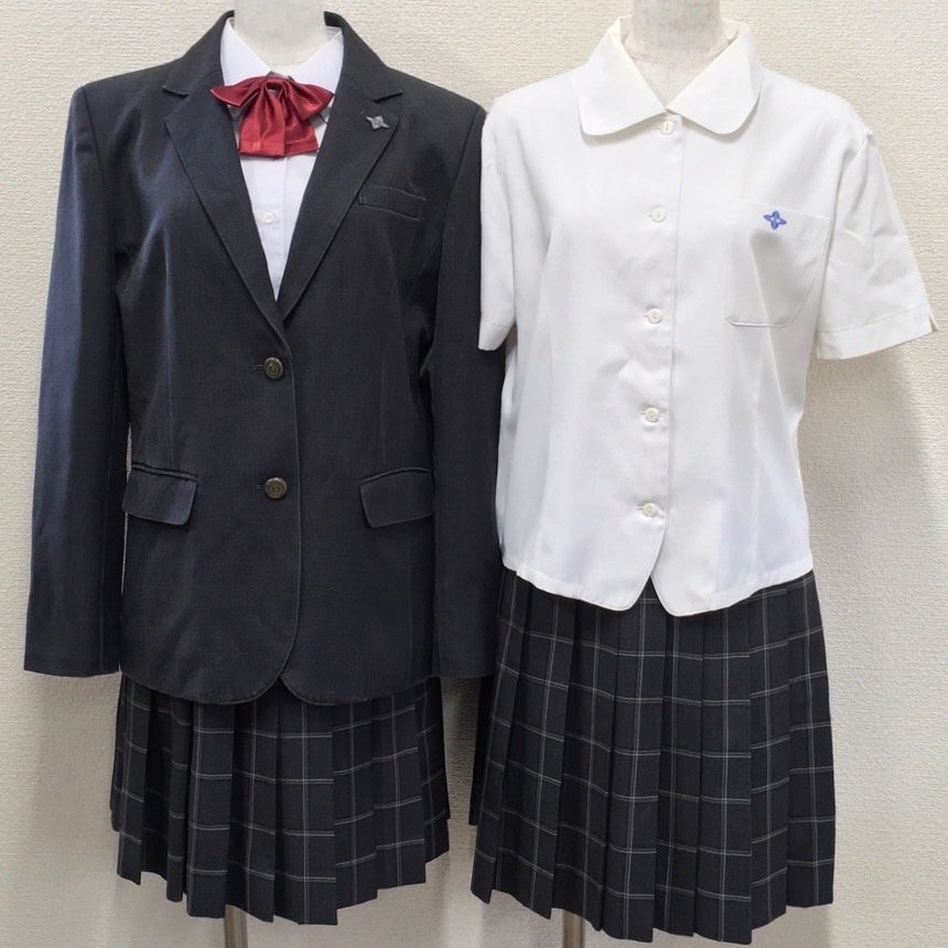 U1363/T536(中古)栃木県 黒磯北中学校 女子制服6点 /校章付 U1363/T536(中古)栃木県 黒磯北中学校 女子制服6点 /校章付