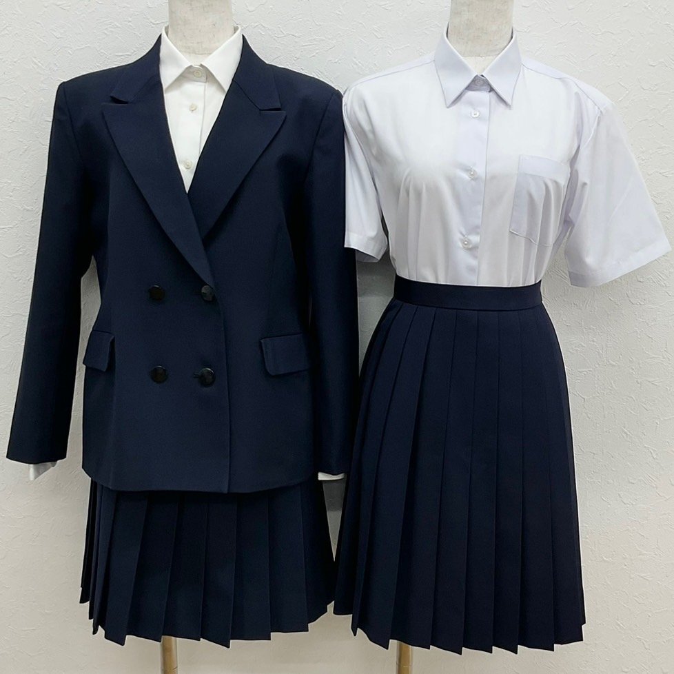 U536/S1085(中古)山口県 高森高校 女子制服3点 /大きめ/L/LL/W75 U536/S1085(中古)山口県 高森高校 女子制服3点 /大きめ/L/LL/W75