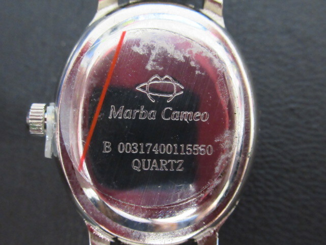 H【335】★Marba Cameo クオーツ★腕時計 マーバカメオ レディース ジャンク品の画像4