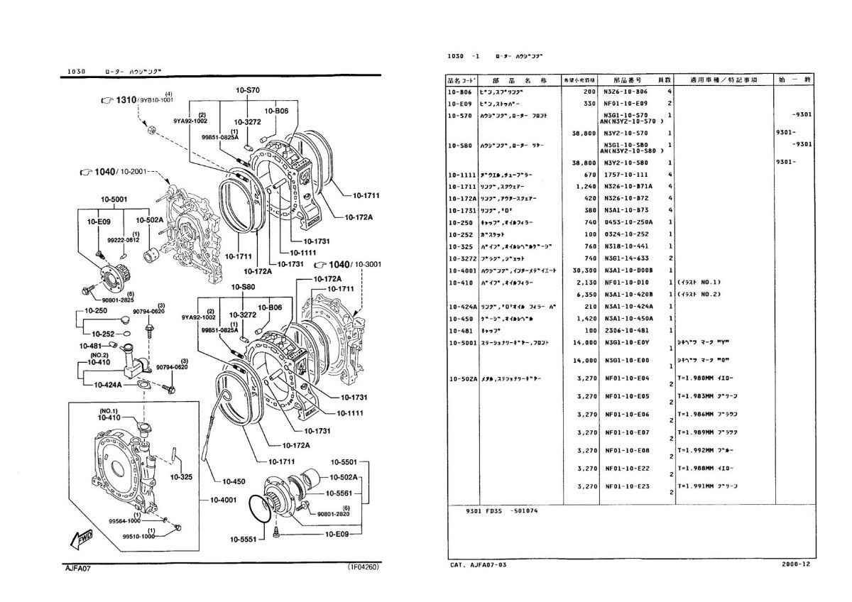 RX-7  FD3S  整備書 サービスマニュアル パーツカタログ エンジン整備書 電気配線図  他  CD収録  pdf