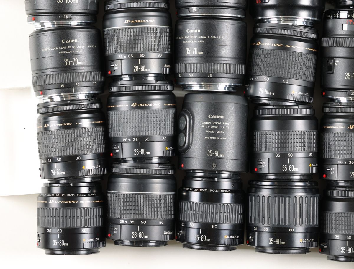 10 50点まとめ Canon キヤノン EF USM 28-80mm 35-105mm 他 オートフォーカス AF ズームレンズ まとめ まとめて 大量セットの画像3