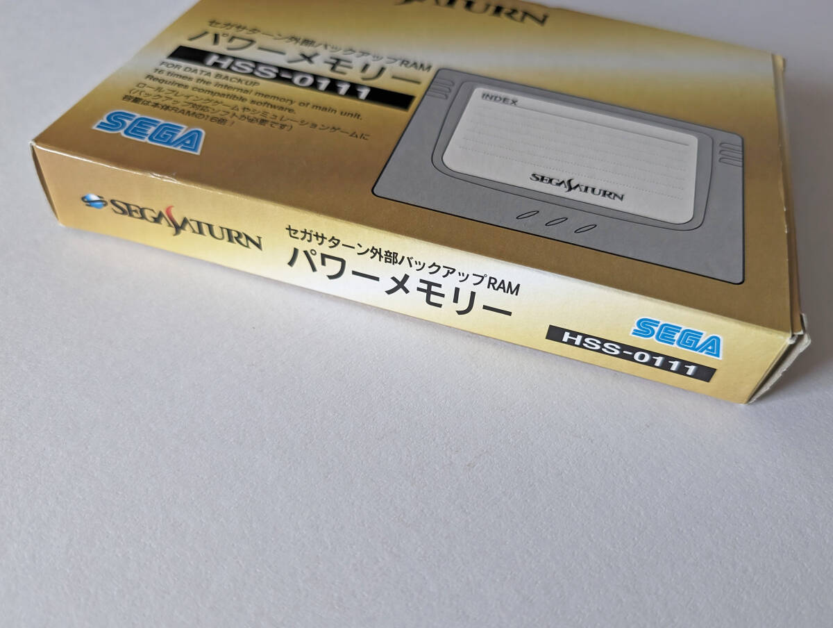 セガサターン パワーメモリー グレー シールあり Sega Saturn SS Power Memory Grey Grayの画像4