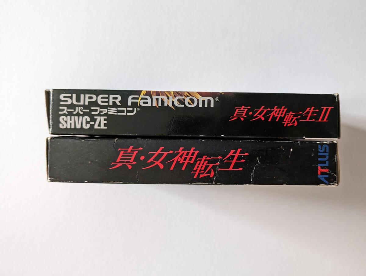 SFC 真・女神転生 1 2 セット ハガキあり スーファミ スーパーファミコン Shin Megami Tensei Super Famicomの画像4