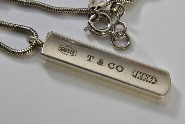 珍しい  TIFFANY&Co.　　ネックレス 1837 シルバー 925　美品 シルバー