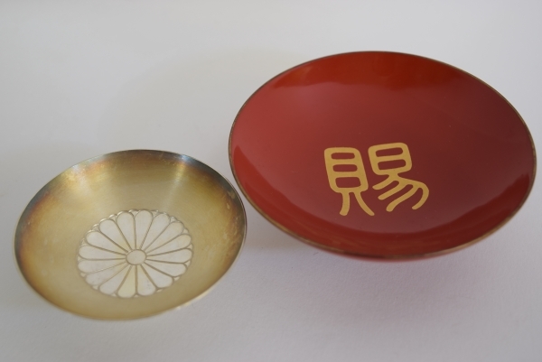 1928年（昭和3年）天皇陛下御即位賜盃等 2点 極珍品