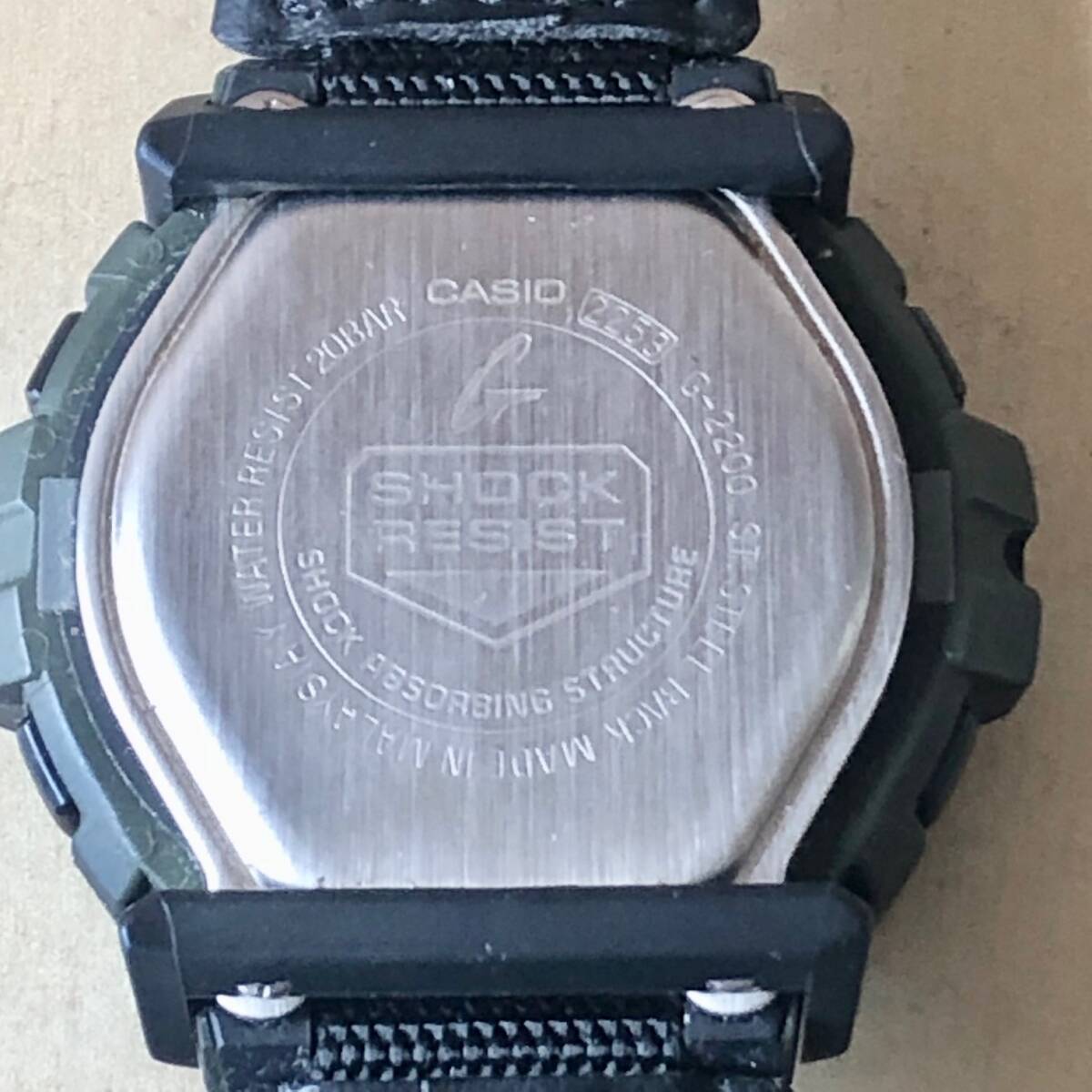 カシオ CASIO Gショック G-SHOCK G-2200_画像5