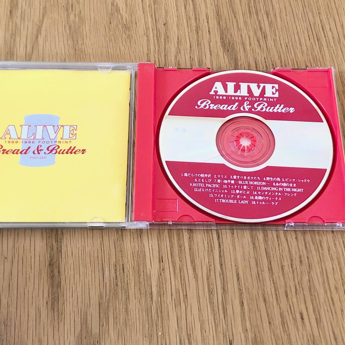 CD ブレッド&バター ALIVE 1969～1996 Footprint_画像3