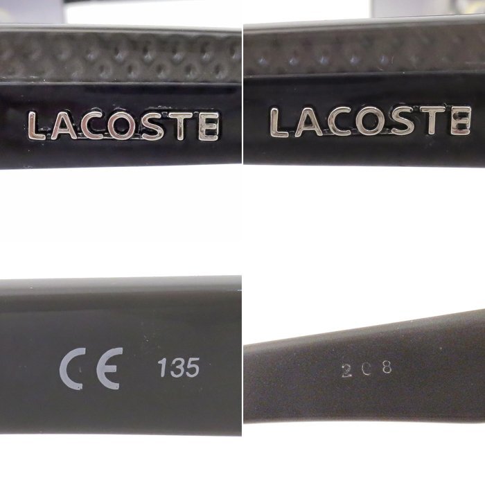 【アイウェア】ラコステ(LACOSTE) サングラス L144SA 59□16 ブラック グラデーション ユニセックス ケース付き 送料880円_画像6