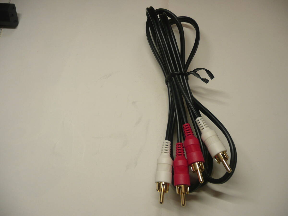 未使用品・テクニクス Technics SL-1500Cに付属の電源ケーブル・フォノケーブルセットの画像5
