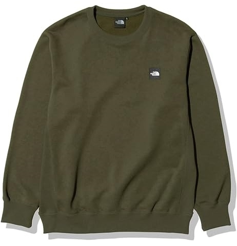 XLサイズ◆THE NORTH FACE｜ノースフェイス Square Logo Crew スクエアロゴ クルーネック スウェット Olive オリーブ_画像1