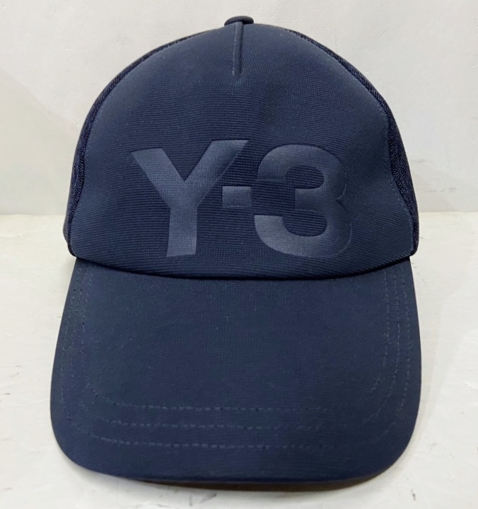 Y-3 adidas Yohji Yamamoto ワイスリー ヨウジヤマモト TRUCKER LOGO MESH BALL CAP ネイビー トラッカー ロゴ メッシュキャップ 帽子の画像2