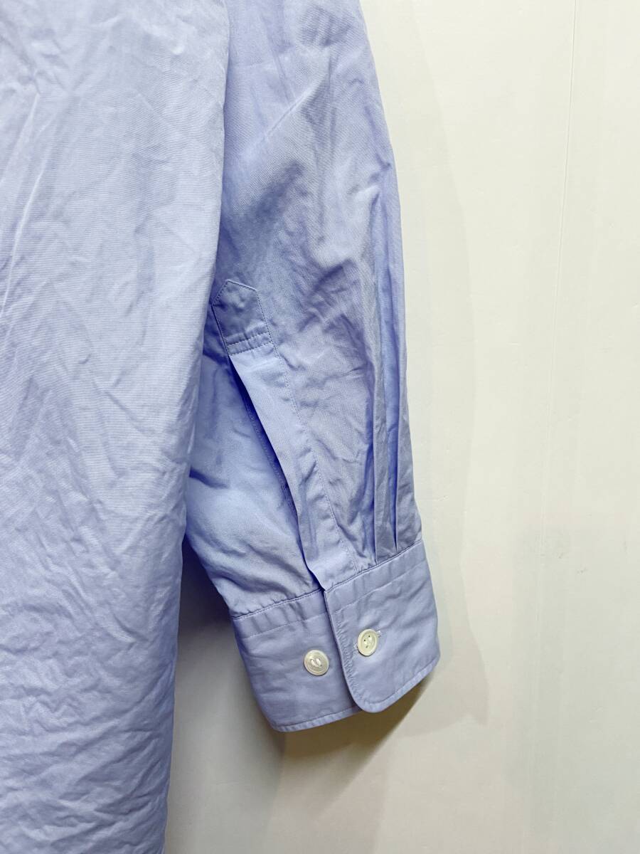 Lサイズ◆90年代 アーカイブ COMME des GARCONS HOMME DEUX｜コムデギャルソンオムドゥ スナップカラー 長袖シャツ Blue ビンテージ SHIRT_画像5