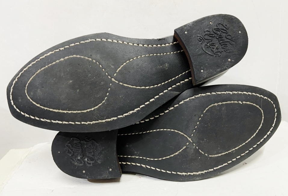 CEDAR CREST セダークレスト サイドゴア レザーショートブーツ ブラック 靴の画像7