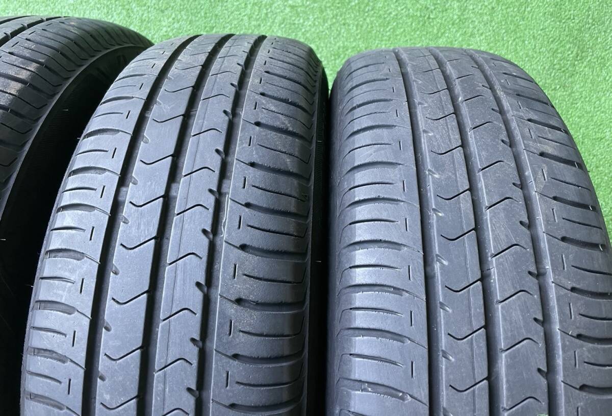 175/65R15 ブリヂストン/エコピアNH100C【2019年】ホンダ純正ホイール 15×5.5J ET45 4H/100 4本セット！№435-6Dの画像9