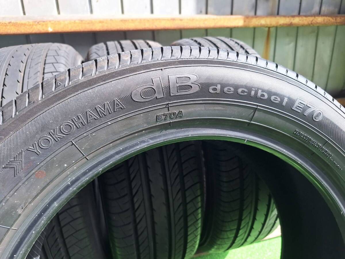 225/55R18 YOKOHAMA/DECIBEL E70 【2017年】４本セット！ №460-6D の画像5