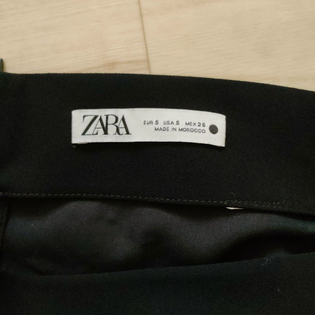 ZARA　ドレープスリットスカート