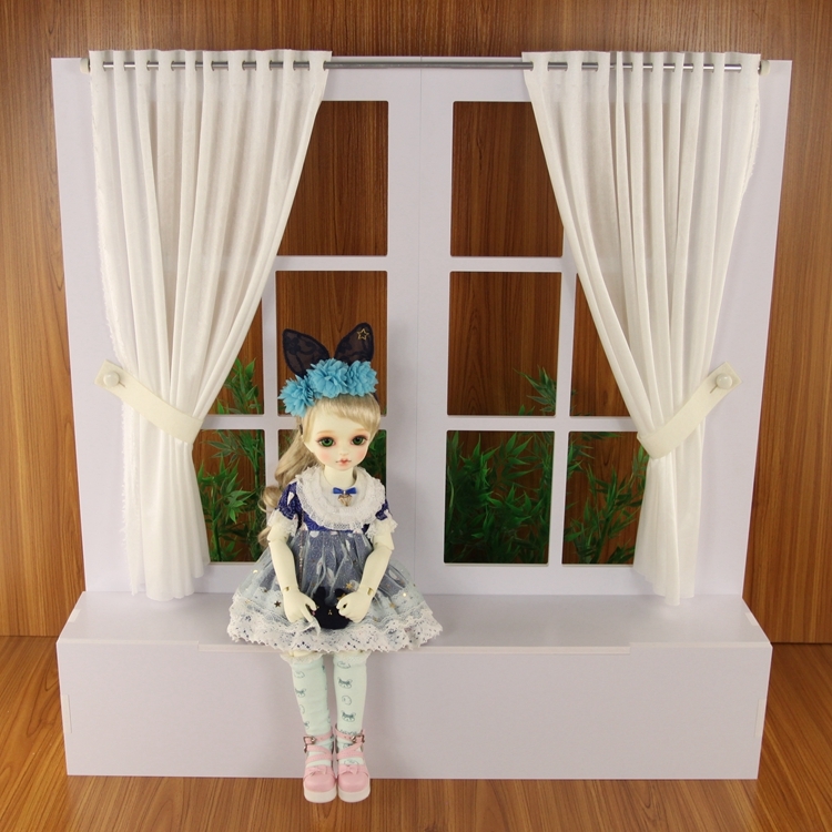 新品 BJD用 背景壁 窓 SD/MSDサイズ通用 dollhouseドール用 ドールハウス doll 球体関節人形用 撮影 MZ-001