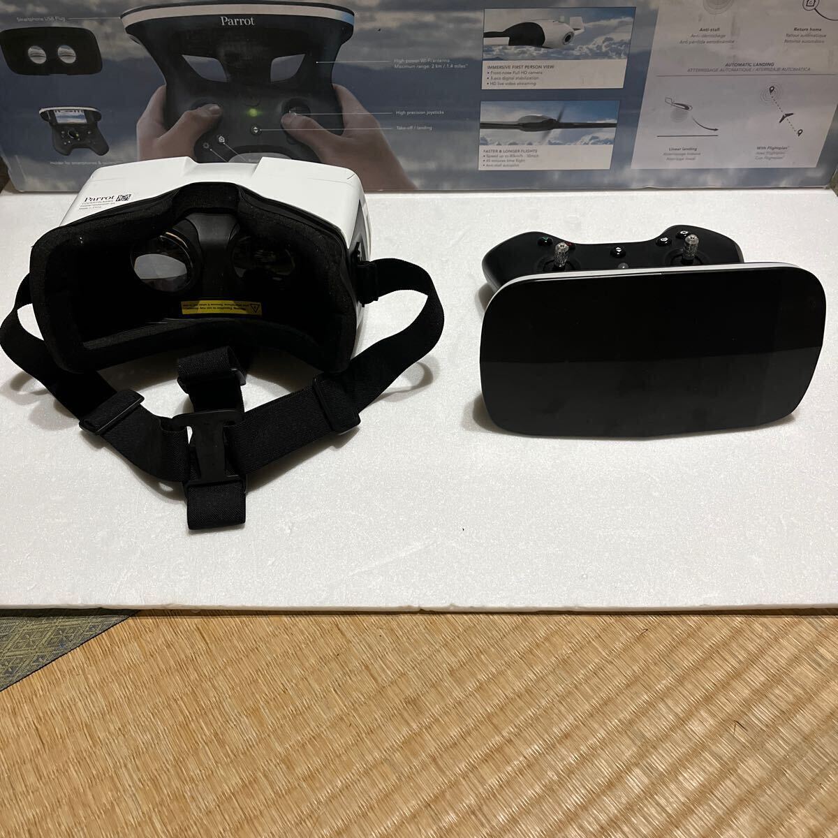 Parrot DISCO FPV 全翼 ドローン スカイコントローラー ゴーグル 動作未確認の画像6