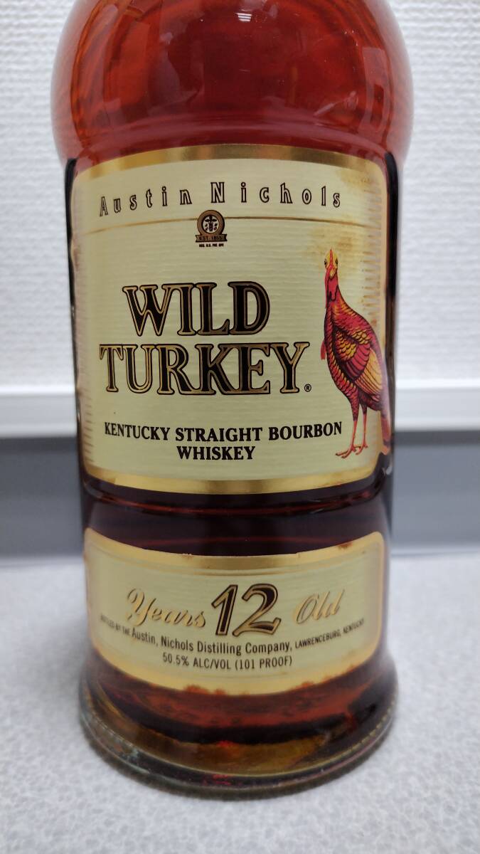 【未開栓】WILD TURKEY ワイルドターキー 12年 50.5% 750ml 旧 分割ラベル_画像2