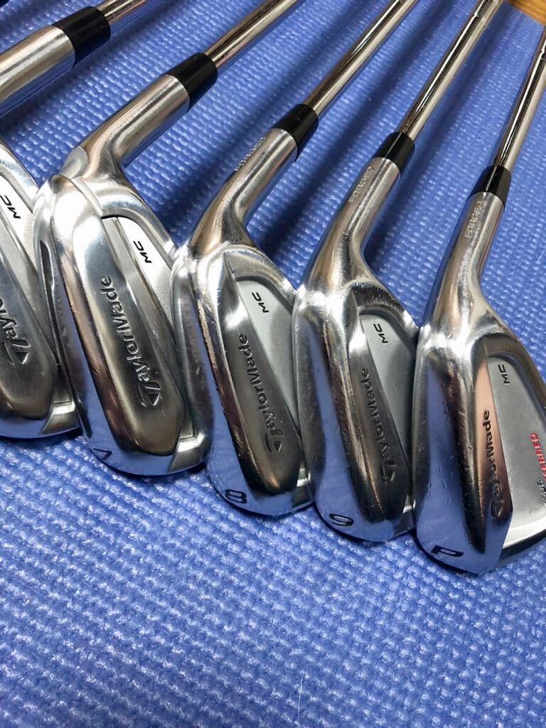 中古★テーラーメイド ツアープリファードMC 3番〜P 8本セットTaylorMade TOUR PREFERRED MC シャフトKBS130 (X)アイアンセット_画像4