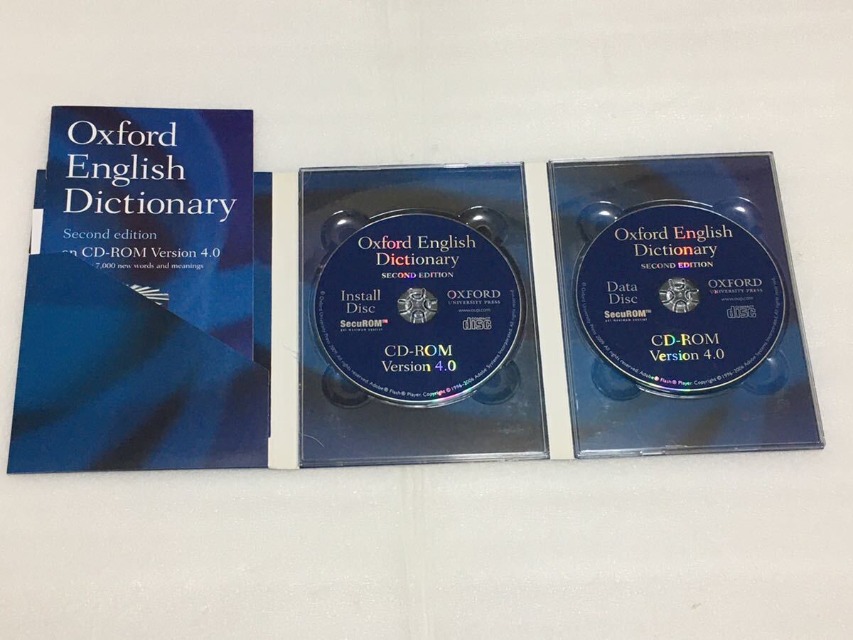 Oxford English Dictionary 2nd Edition V4.0 オックスフォード英語辞典 第2版 V4.0 CD-ROM 2枚組 (EPWING)_画像3